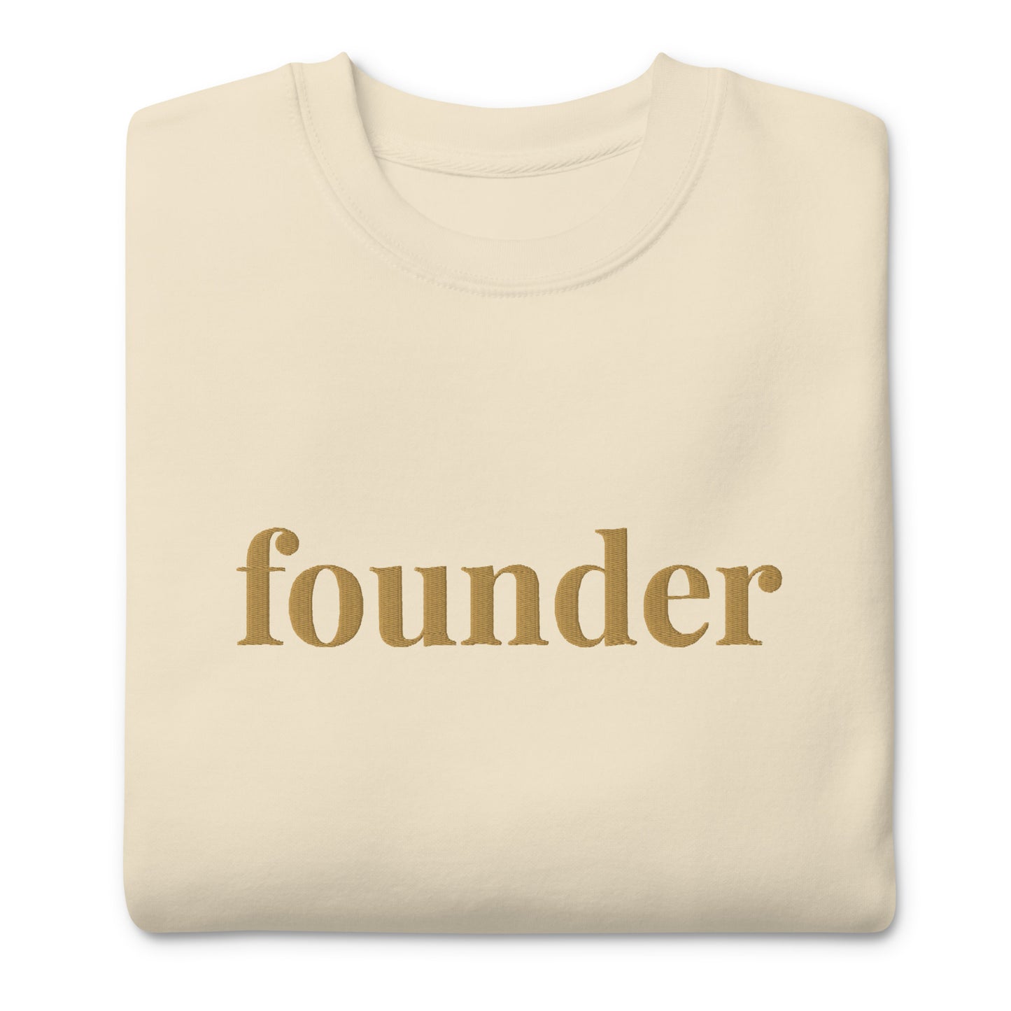 Beige Founder Sweatshirt