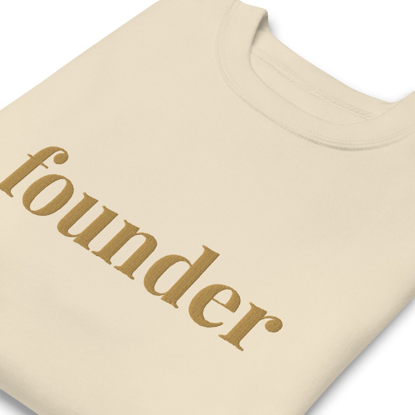 Beige Founder Sweatshirt